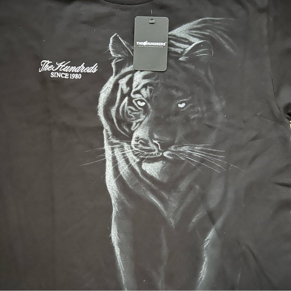 The Hundreds Black Tiger Graphic Tee - Picture 2 of 6